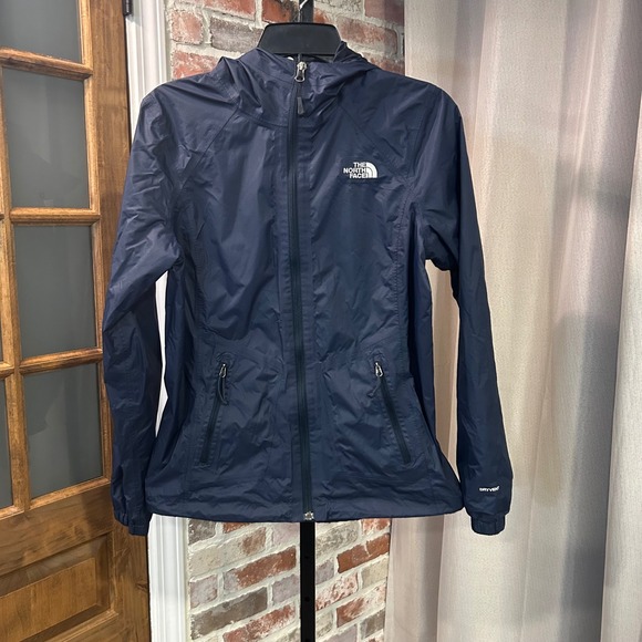 The North Face Jackets & Blazers - The North Face Rain Jacket Womens Navy Blue DryVent Hooded Waterproof Gorpcore S